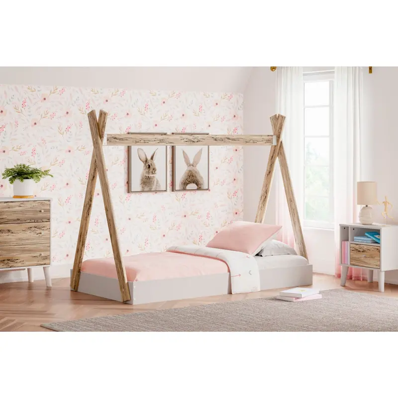 Piperton Kids’ Tent Bed With Canopy And Storage 2