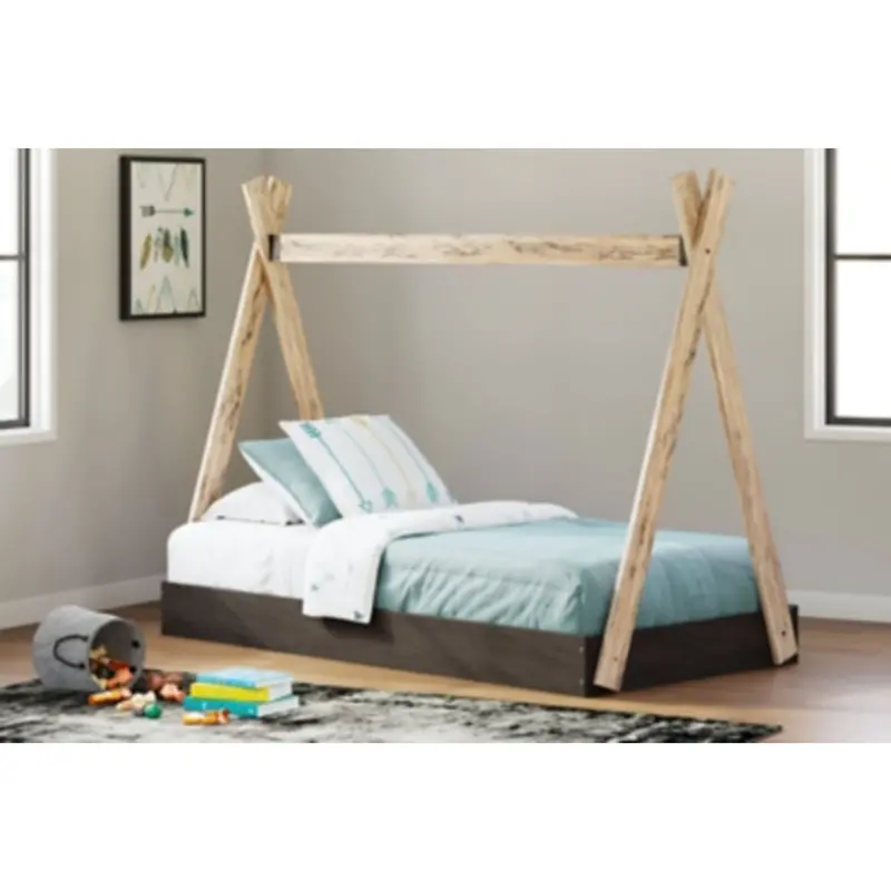 Piperton Twin Tent Bed With Canopy Frame And Playful Design 2