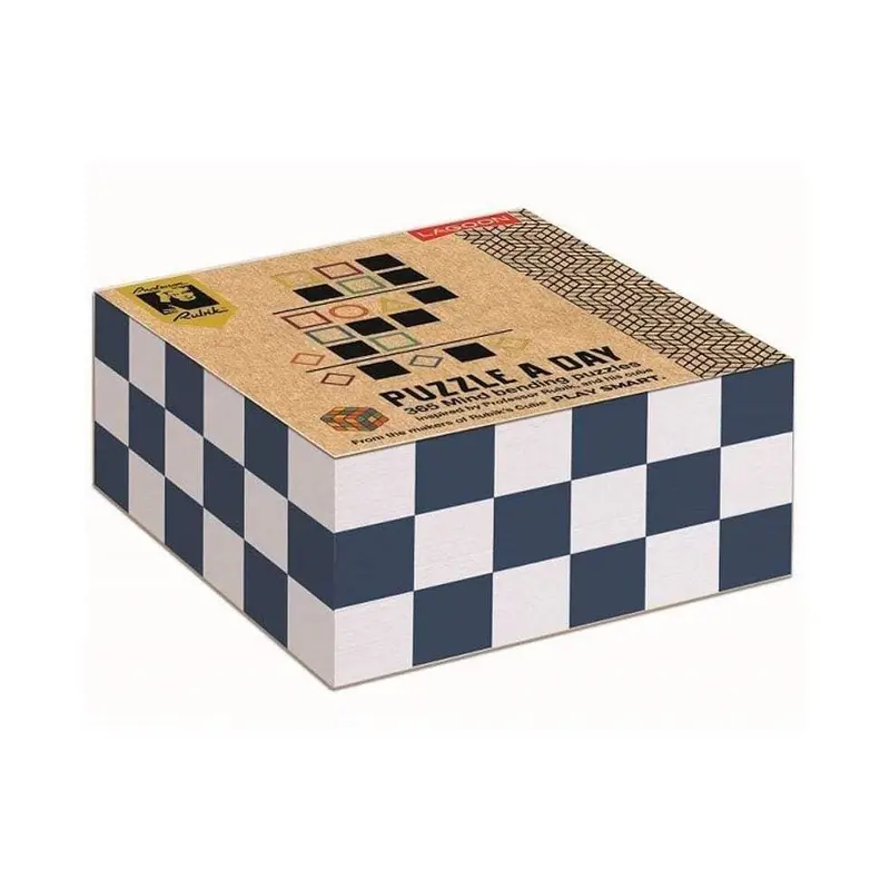 Puzzle-A-Day Desk Calendar Block – Blue Edition 1