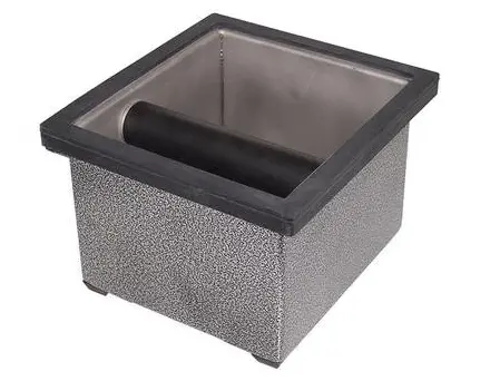 Rattleware Maple-Wood Mounted Stainless Steel Knock Box 2