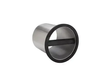 Rattleware Round Knock Chute – Heavy-Duty Stainless Steel Tamping Station 1