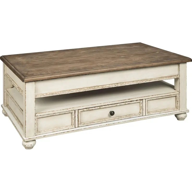 Realyn Lift-Top Coffee Table With Hidden Storage And Adjustable Height 1