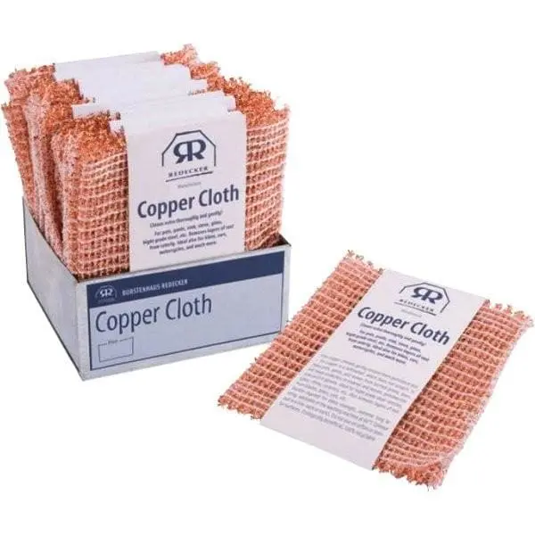 Redecker Dual-Pack Copper Cleaning Cloths 1