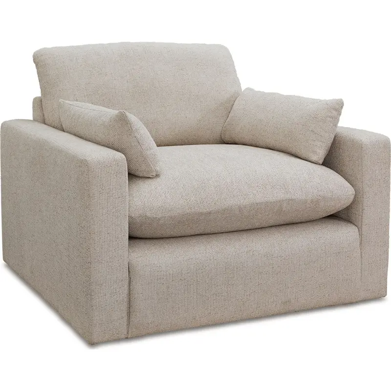 Refined Chair & A Half – Exclusive Upholstered Lounge Seat With Rolled Arms 1