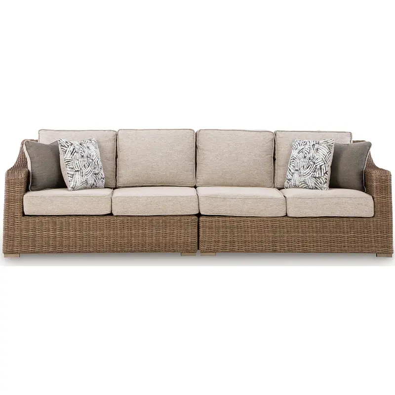 Revare Beach Modular Armchair Set With Cushions 1