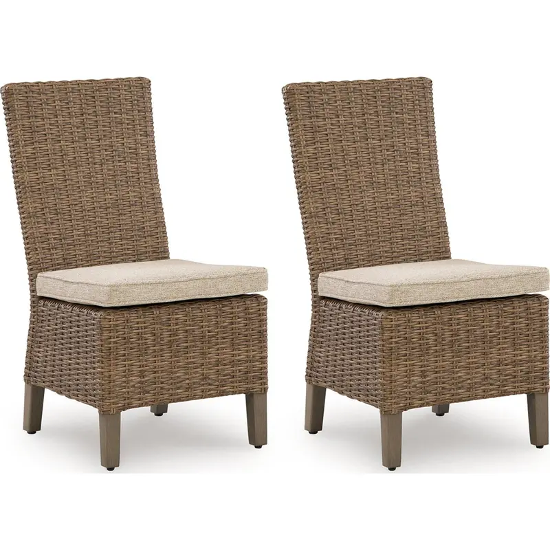 Revare Coastal Outdoor Chairs – Pair With Quick-Dry Cushioned Seats 1
