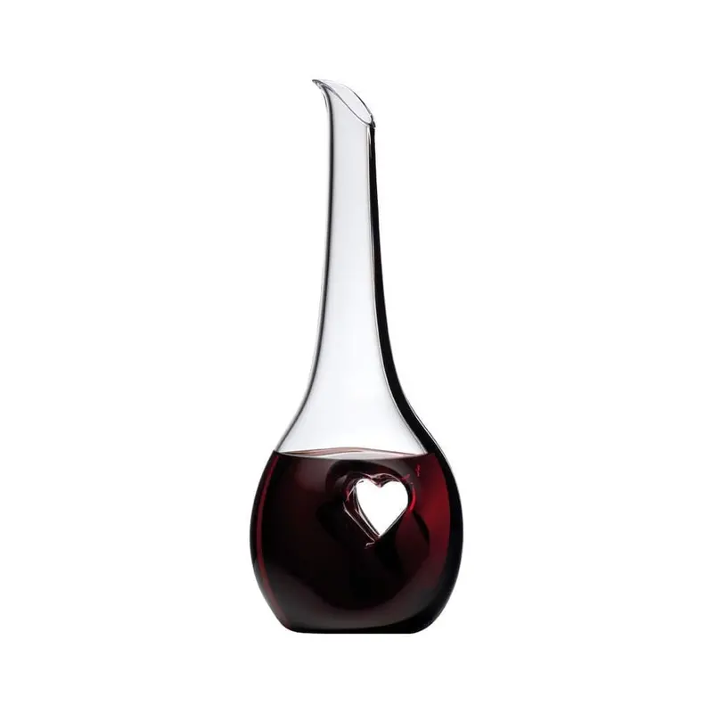 Riedel Bliss Heart Decanter – Clear Crystal Heart-Shaped Decanter 1