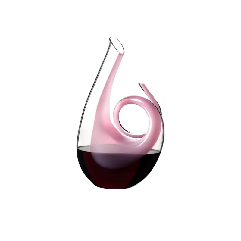 Riedel Curly Pink Magnum Decanter – Handcrafted Crystal, 1.5L 1