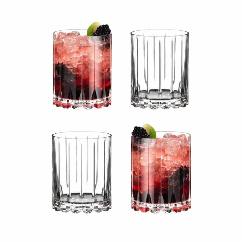 Riedel Double Rocks Glasses – Drink-Specific Barware Set (4 Pcs) 1