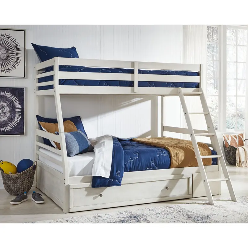 Robbinsdale Twin-Over-Full Bunk Bed With Built-In Storage Drawers 2