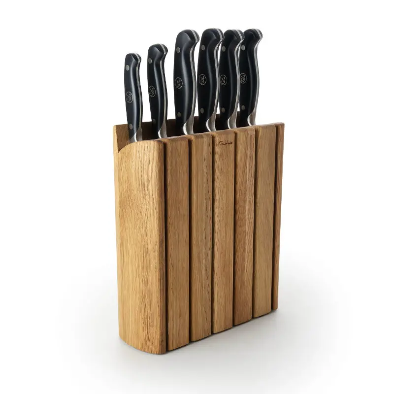 Robert Welch Book Oak Knife Block Set – Professional Series 1