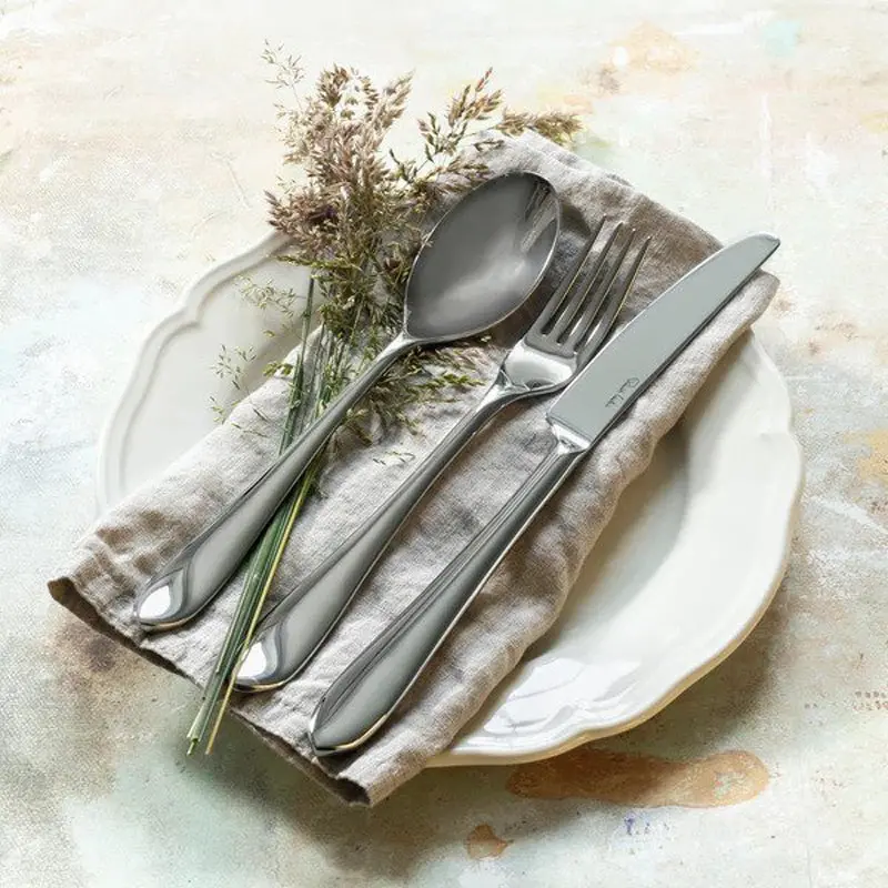 Robert Welch Norton 24-Piece Cutlery Set – Contemporary Bright-Finish Tableware 2