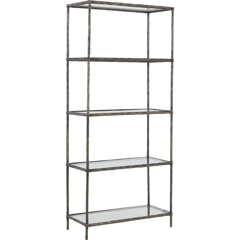 Ryandale Open-Back Bookcase – Five-Tier Wooden Shelving Unit With Adjustable Heights 1
