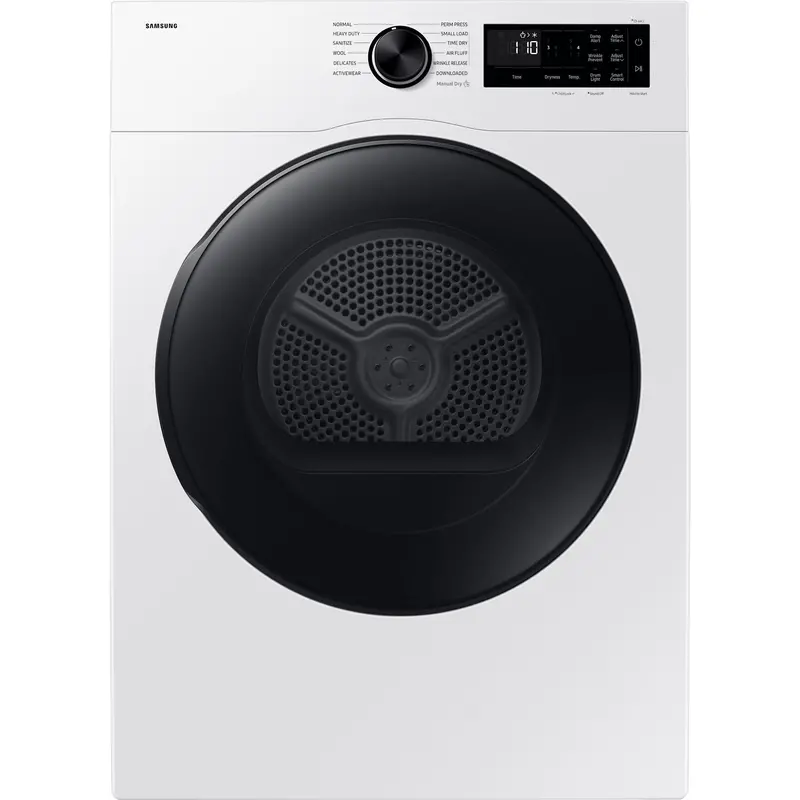 Samsung 4.0 Cu. Ft. Compact Electric Dryer With Smartdial Control – White (Dv25Fg50Bvbeac) 1