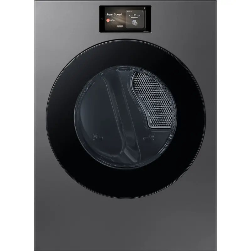 Samsung Dv90F53Aesac Front-Load Dryer With Ai Control In Dark Steel 1