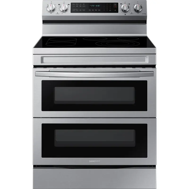 Samsung Stainless Steel Double Oven Electric Range – Model Ne63A6751Ss 1