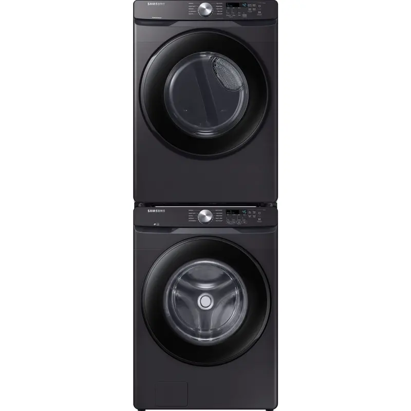 Samsung Wf45T6000Av-Dve45T6005V Black Stainless Front-Load Washer And Dryer Set 2