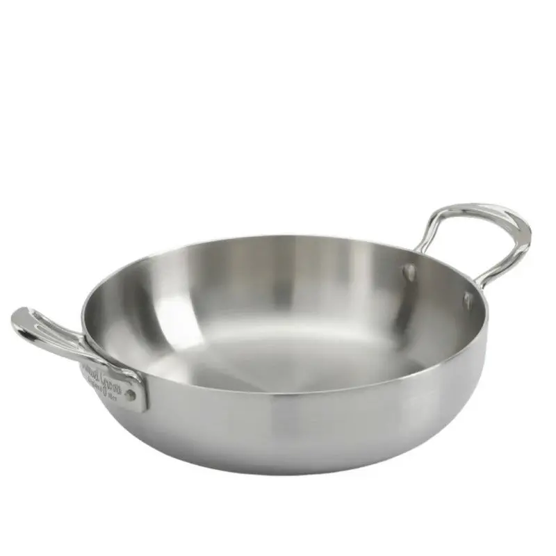 Samuel Groves Classic Tri-Ply Stainless Steel Chef’S Pan With Side Handles 3