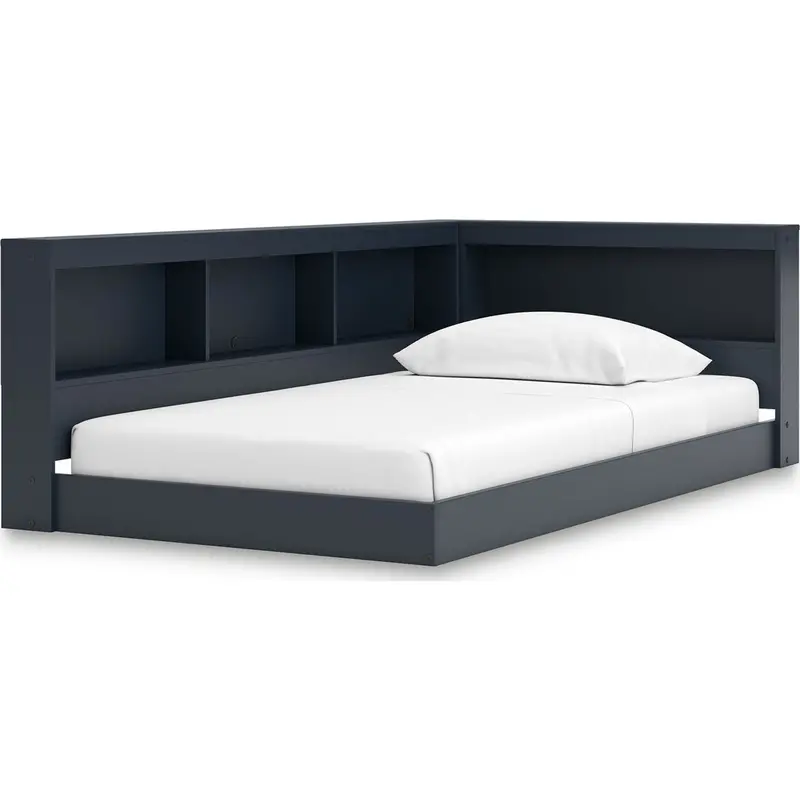 Simmenfort Storage Bed With Integrated Bookcase 1