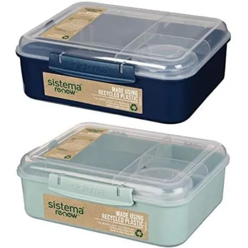 Sistema Renew Bento Lunch Box – Multi-Compartment 1.65L Design 1