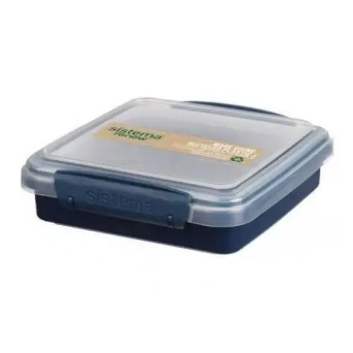 Sistema Renew Sandwich Box – Square 450Ml Leak-Resistant Container 1