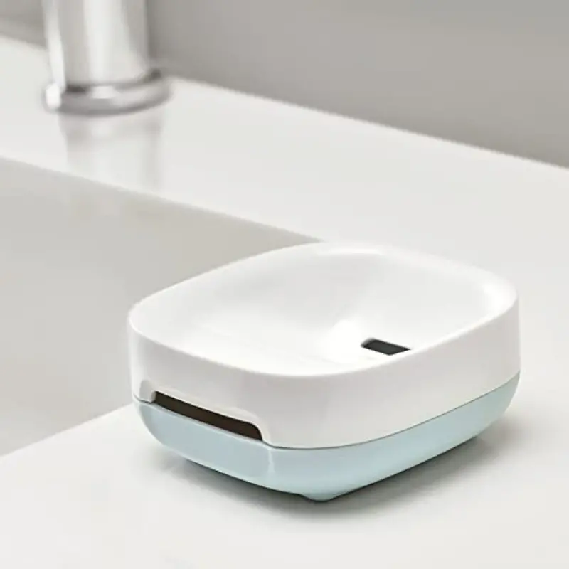 Slim Blue Soap Dish With Drainage – Joseph Joseph Compact Range 2