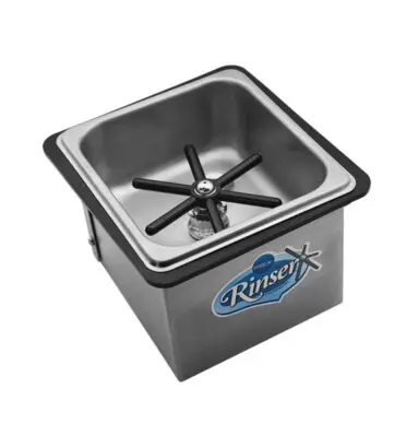 Stainless Steel Frothing Pitcher & Glass Rinser – 7.32" X 6.85" X 4.54", Food-Grade 304 Ss 1