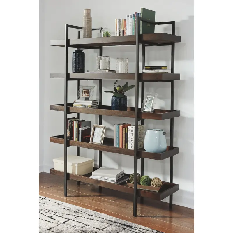 Starmore Adjustable 5-Shelf Bookcase In Premium Finish 2