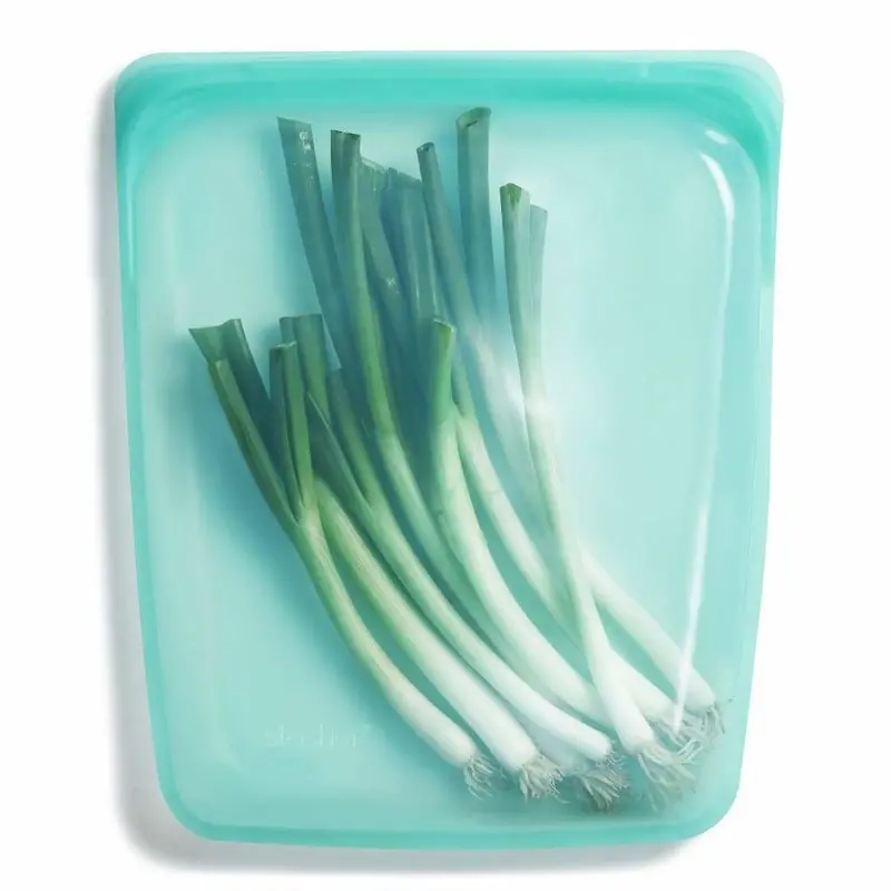 Stasher Large Reusable Silicone Half-Gallon Bag – Aqua 2