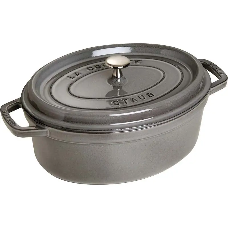 Staub 29Cm Oval Cast Iron Cocotte 1