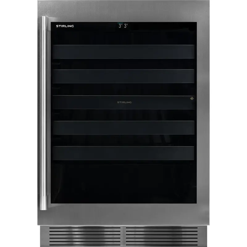 Stirling S4-150Ss 24-Inch Single-Zone Stainless Steel Wine Cooler 1