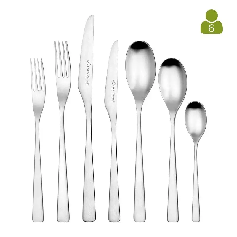 Studio William Tilia Satin 42-Piece Cutlery Set 1