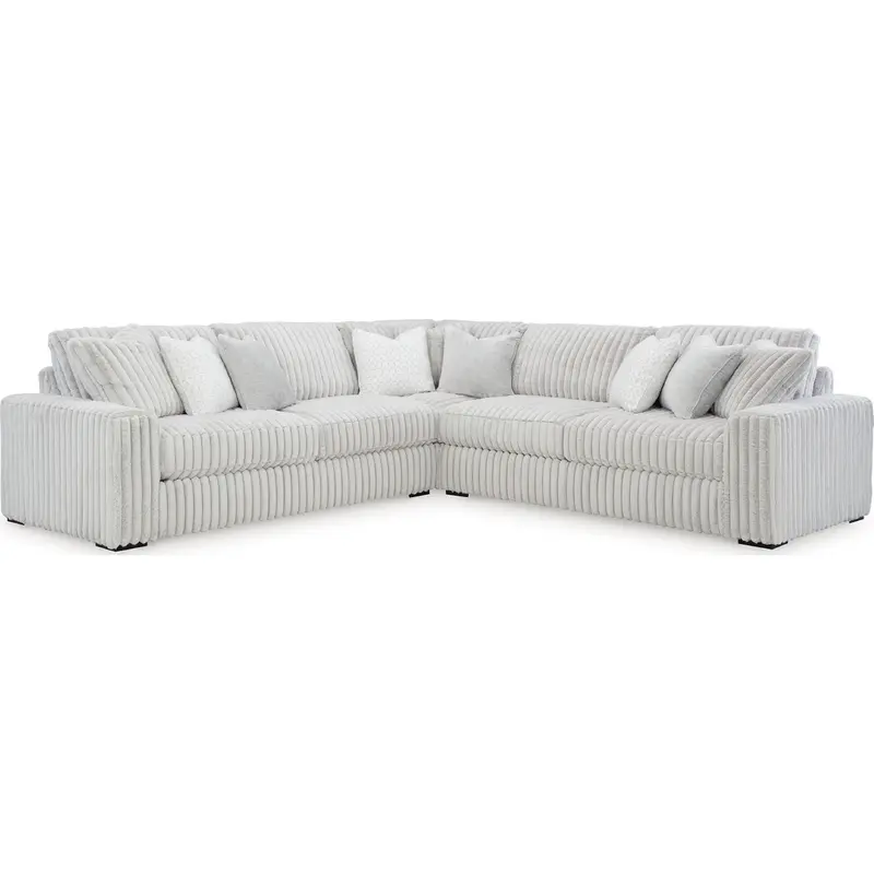 Stupendous 3-Piece Curved Sectional Sofa For Contemporary Living Rooms 1