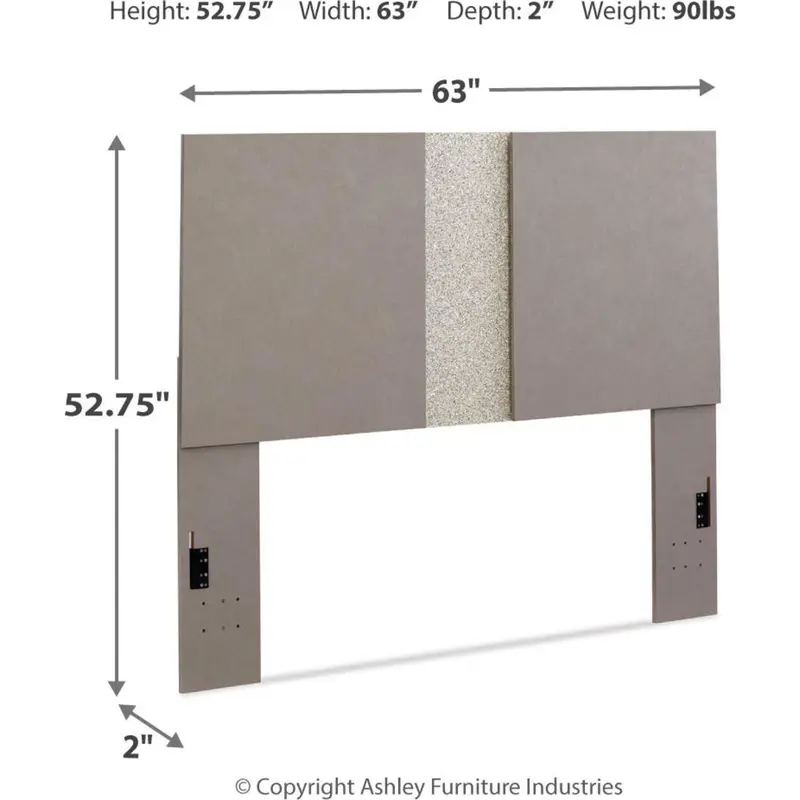 Surancha Panel Headboard For Queen Or Full Bed 2