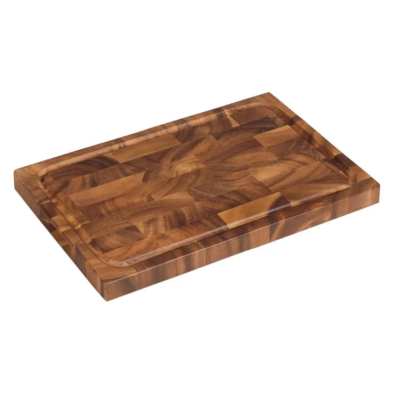 Tala Acacia End-Grain Chopping Board – Dual-Purpose Rectangular Kitchen Board 1