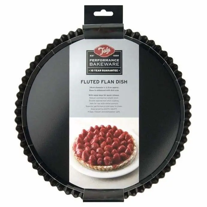 Tala Performance 28Cm Non-Stick Fluted Flan And Tart Dish 1