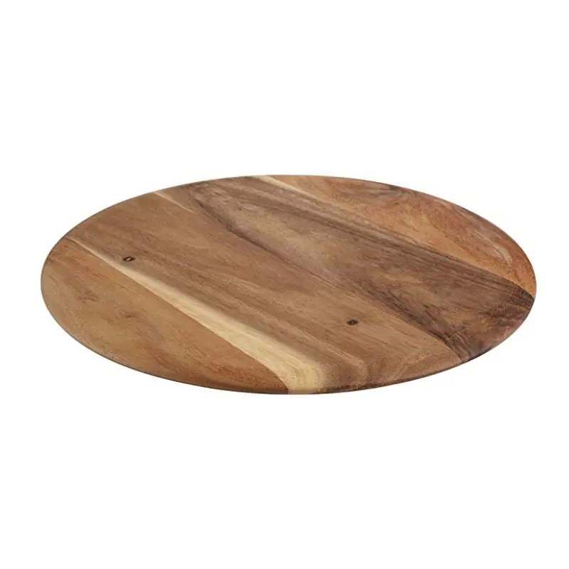 T&G Baroque Acacia Serving Board – 35Cm Pizza & Charcuterie Platter 1