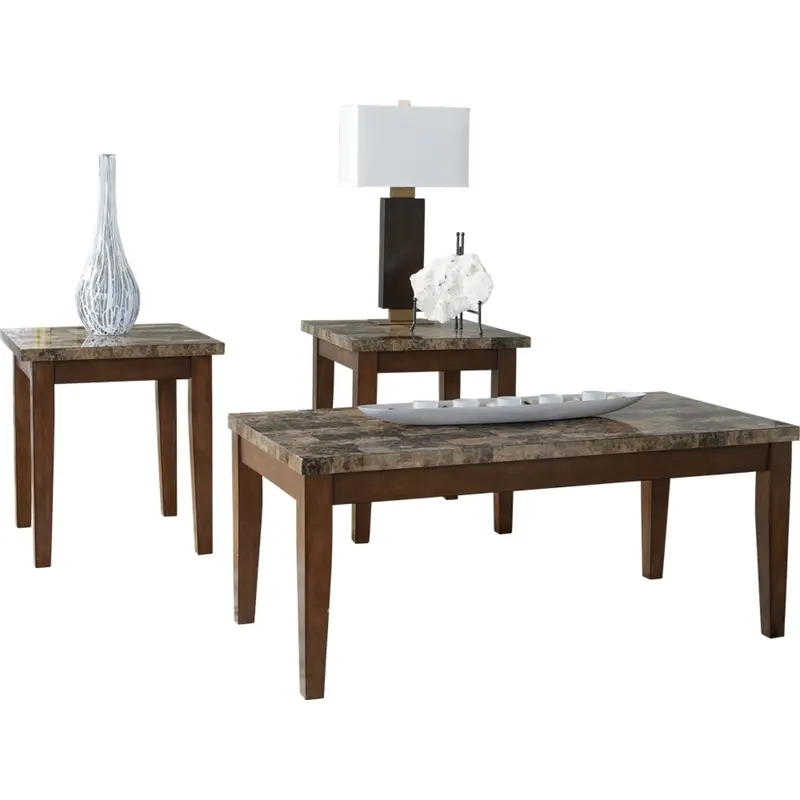 Theo Modular Occasional Table Set – Three-Piece Living Room Collection 1