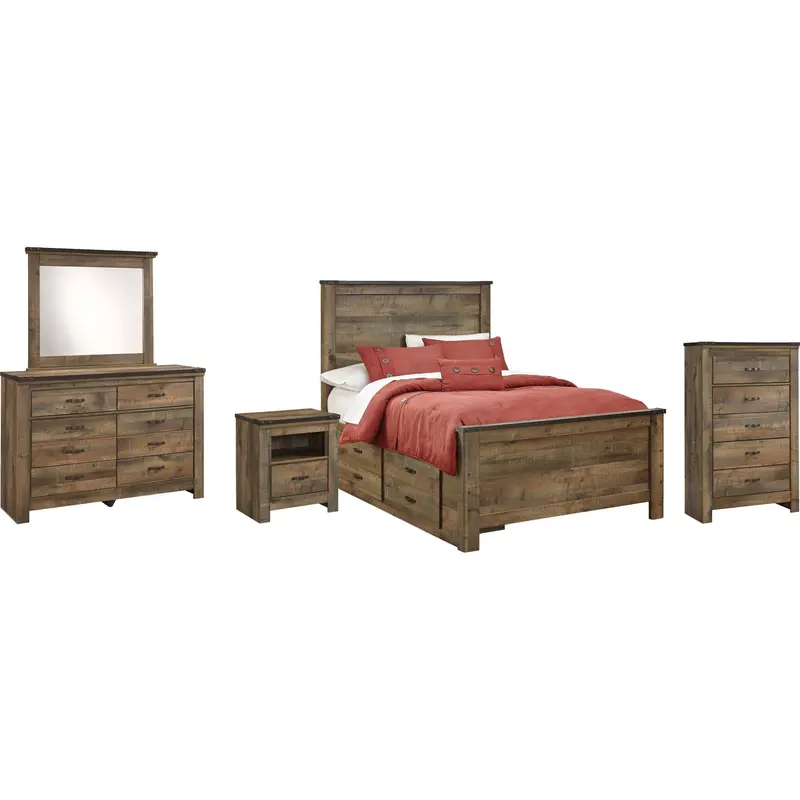 Trinell Curated 7-Piece Bedroom Collection 1