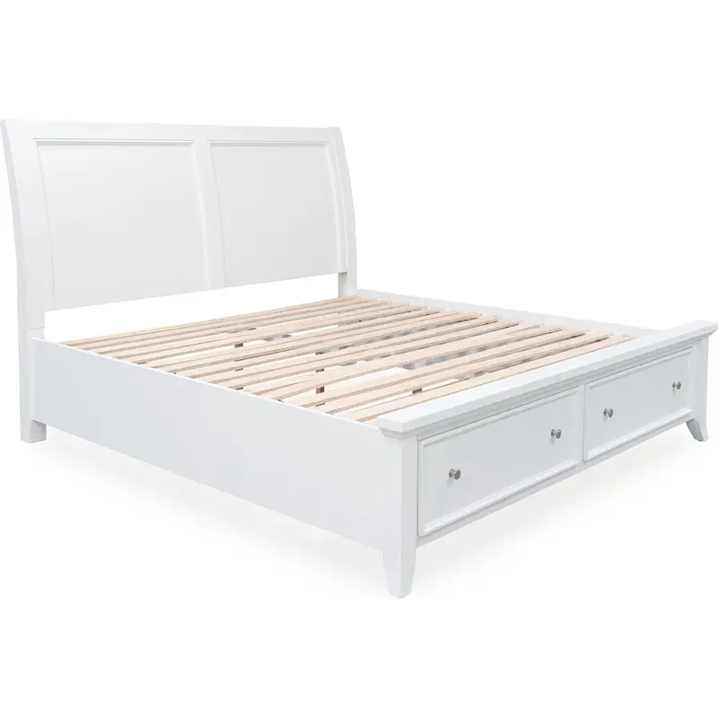 Trulani Sleigh-Style Storage Bed With Drawers 1