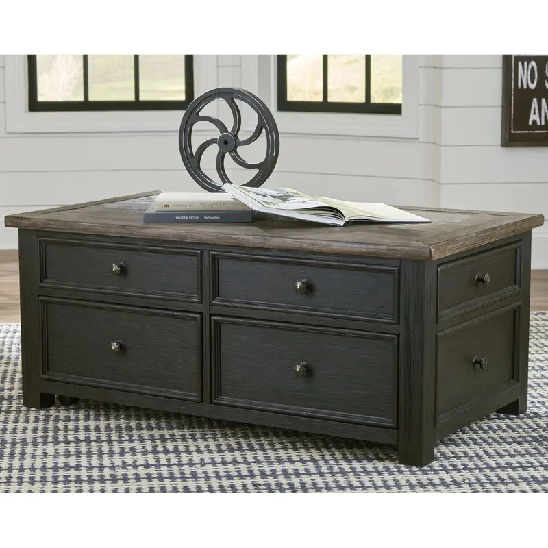 Tyler Creek Mechanized Lift-Top Coffee Table – Modern Design 2