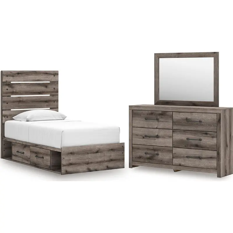 Urbanoore Twin-Size Under-Bed Storage Bedroom Set (5-Piece) 1