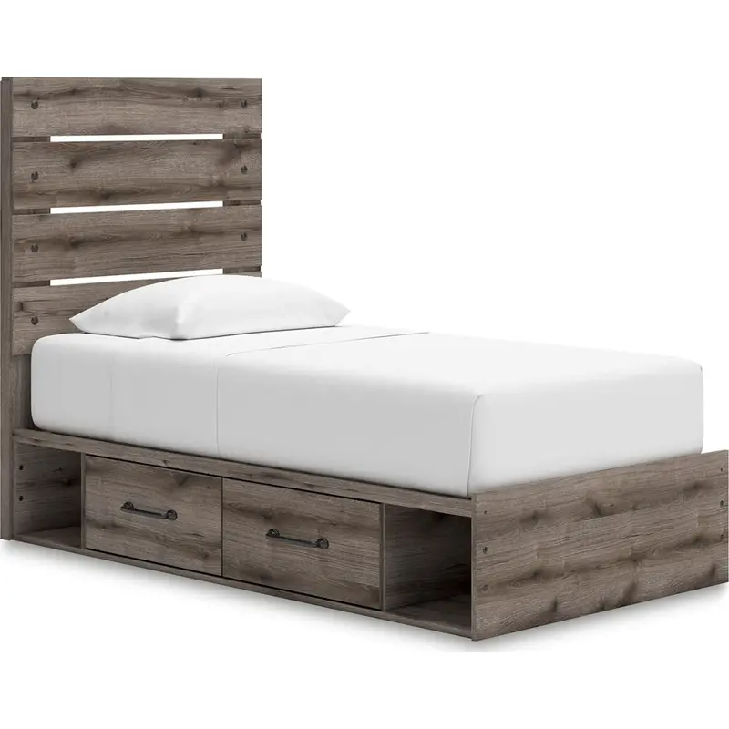 Urbanoore Twin Storage Bed With Built-In Drawers 1