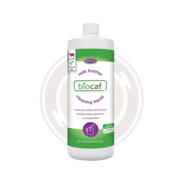 Urnex Biocaf Milk Frother Cleaner – Liquid Formula For Espresso Machines 1