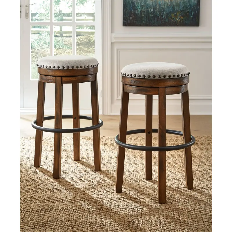 Valebeck Bar-Height Swivel Stool 2
