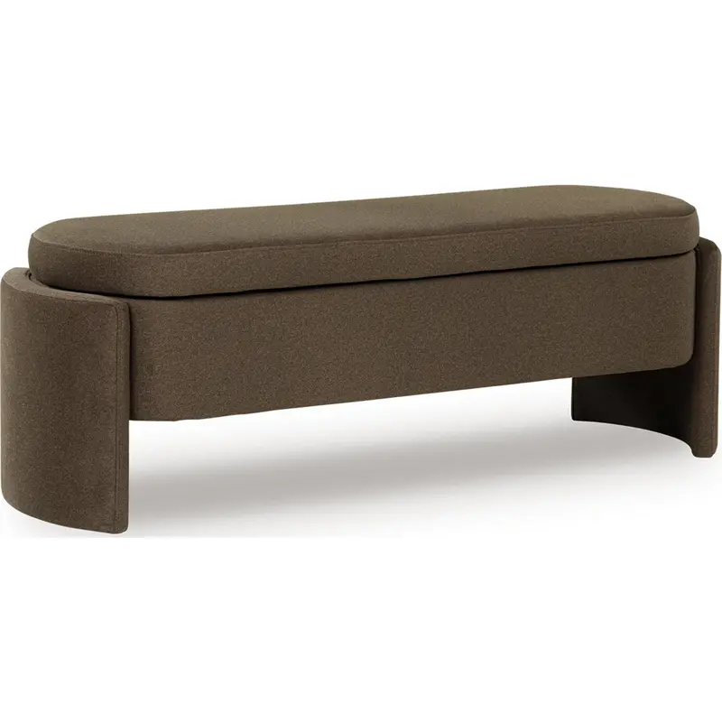 Vavuniya Tufted Storage Bench – Linen-Finish Ottoman 1