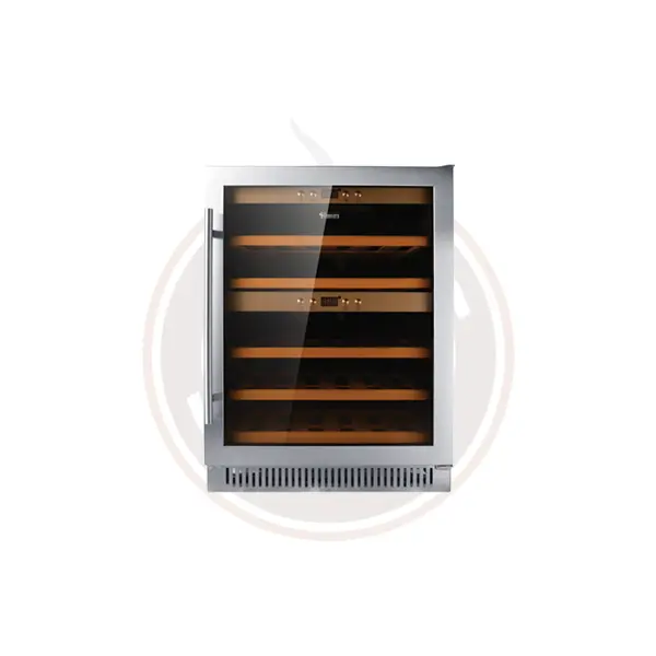 Vinovero 23-Inch Dual-Zone Wine Cooler – Stainless Steel Door, 40-Bottle Capacity (Model 53695) 1