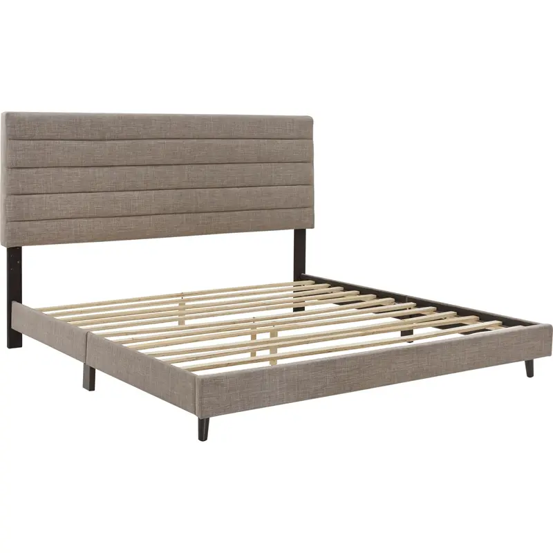 Vintasso Upholstered King-Size Bed Frame 2