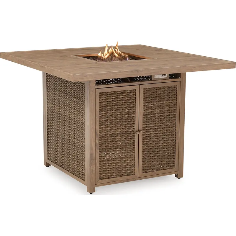 Walton Bridge Outdoor Fire Pit Bar Table – All-Weather Design 1
