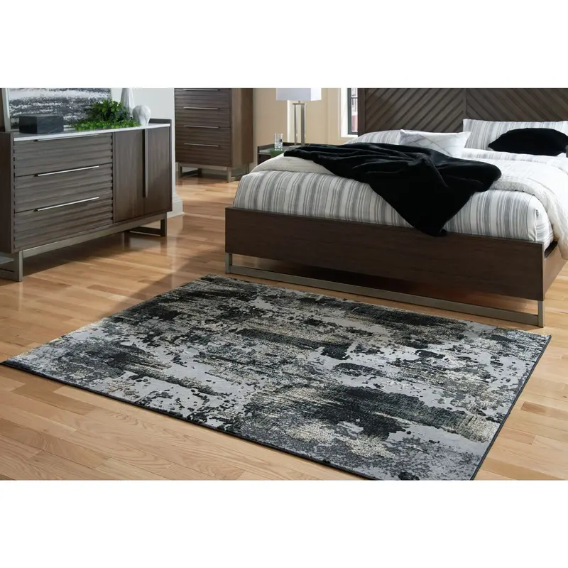 Wasilla Soft Pile Area Rug – Contemporary Ombre Pattern 2